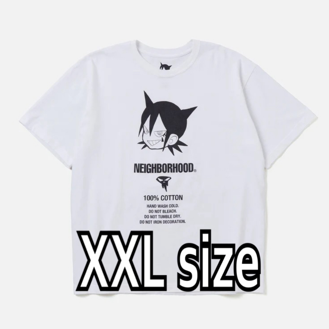 231PCJIN-ST03Sネイバーフッド　JUN INAGAWA コラボ TシャツホワイトXXL