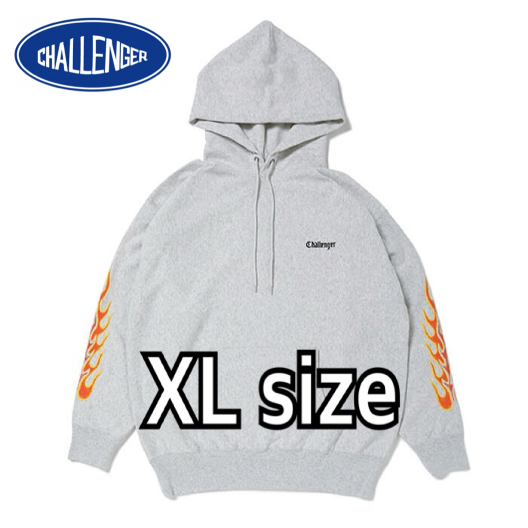 CHALLENGER FLAMES HOODIE チャレンジャー　長瀬智也