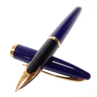 ウォーターマン(Waterman)のウォーターマン 万年筆 カレン ペン先18K750 青×ゴールド【AFI13】(ペン/マーカー)