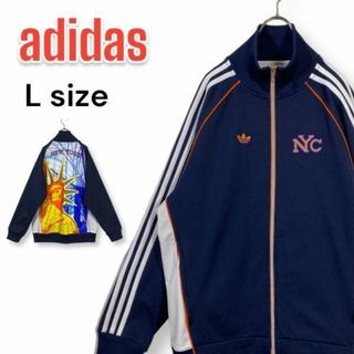 ａｄｉｄａｓ レトロ ライン トラックジャケット ジャージ  ビッグロゴ レゲエ