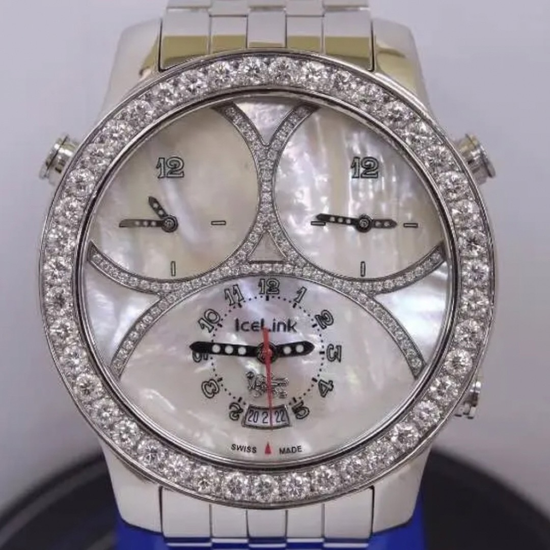 AVALANCHE(アヴァランチ)のICELINK premier 天然ダイヤ ベゼル アバランチ メンズの時計(腕時計(アナログ))の商品写真