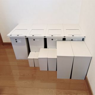 ムジルシリョウヒン(MUJI (無印良品))の無印良品 MUJI ／小窓付きゴミ箱等　セット売り(ごみ箱)