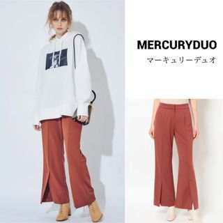 マーキュリーデュオ(MERCURYDUO)のMERCURYDUO フロントスリットストレッチパンツ(カジュアルパンツ)