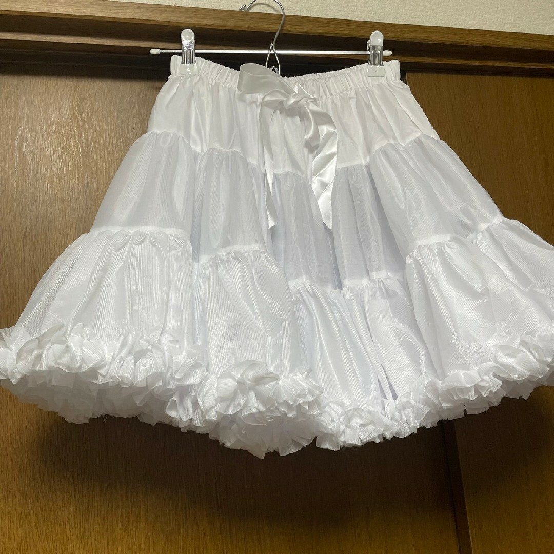 ふんわり パニエ ミニ チュチュスカート フリル ロリータ ゴスロリ レディースのスカート(ミニスカート)の商品写真