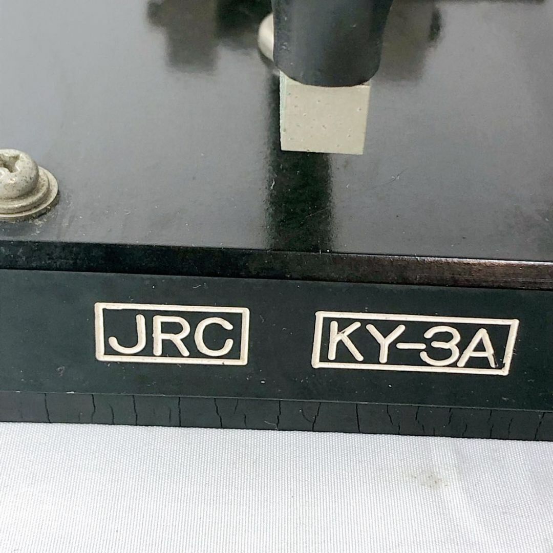 【希少品】KY-3A JRC 縦振電鍵 日本無線 モールス 現状品 アマチュア