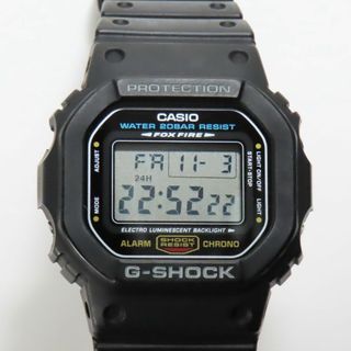 カシオ(CASIO)の稼働品 美品 CASIO G-SHOCK カシオ 黒 腕時計 DW-5600E(腕時計(デジタル))