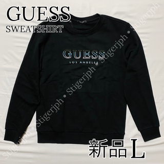 ゲス(GUESS)のゲス　スウェットシャツ 長袖 03　ブラック　 Lサイズ(スウェット)