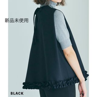 ECICA  麻タッチ深Vネックプルオーバー