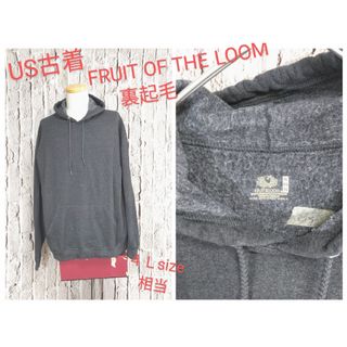 フルーツオブザルーム(FRUIT OF THE LOOM)のUS古着 フルーツオブザルーム スウェットパーカー メンズ フーディー(パーカー)