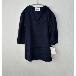 ジルサンダー(Jil Sander)の【新品】JIL SANDER ジルサンダー  ネイビー シャツ カットソー(カットソー(長袖/七分))