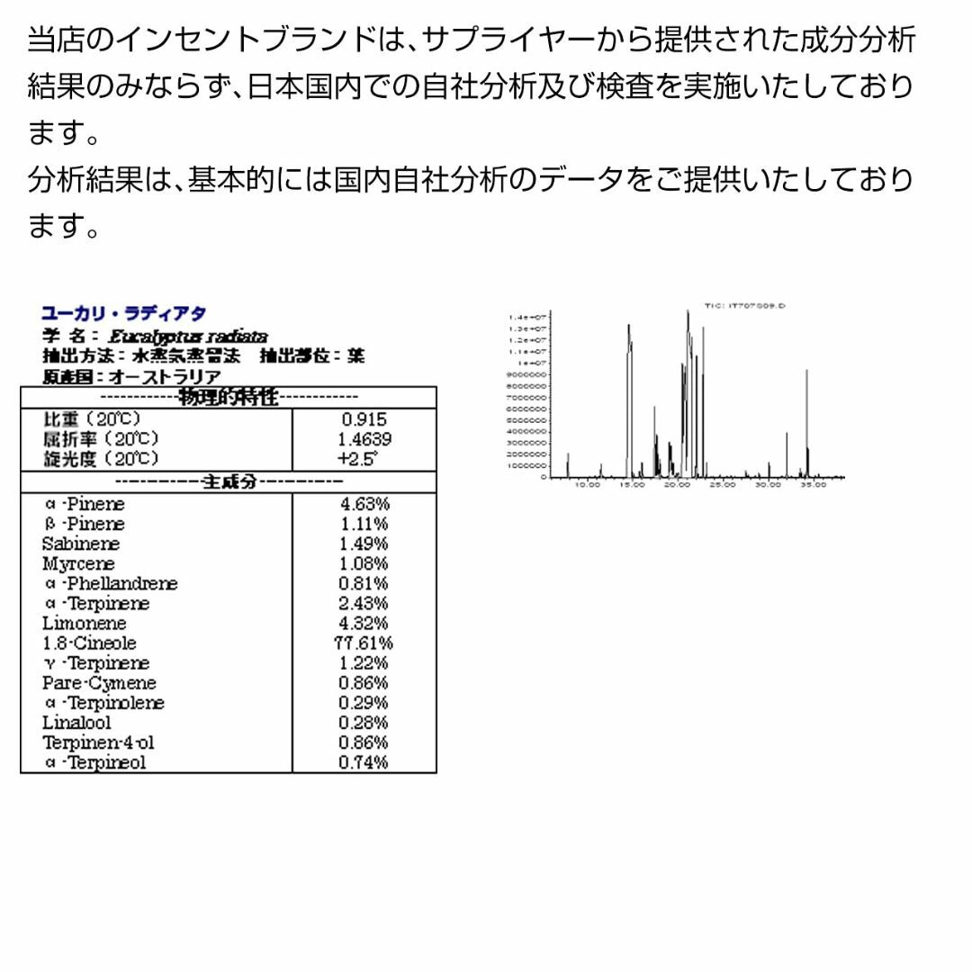 【サイズ:10ミリリットル(x1)】ユーカリ・ラディアタ 10ml インセント  コスメ/美容のリラクゼーション(その他)の商品写真