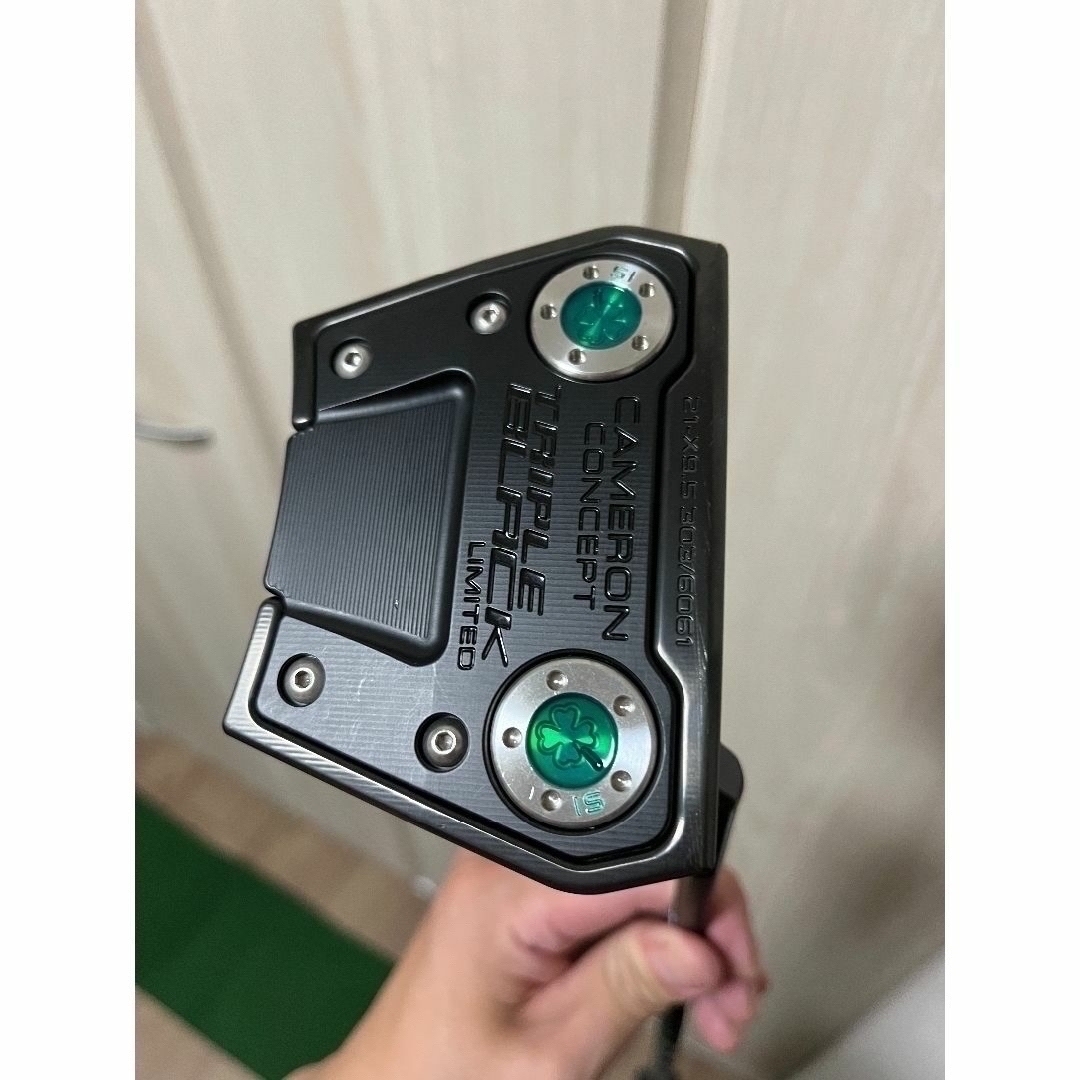 Scotty Cameron(スコッティキャメロン)の【美品・限定品】スコッティキャメロンファントムXトリプルブラック フルカスタム スポーツ/アウトドアのゴルフ(クラブ)の商品写真