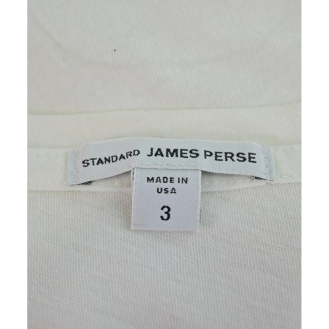 JAMES PERSE ジェームスパース Tシャツ・カットソー 3(L位) 白