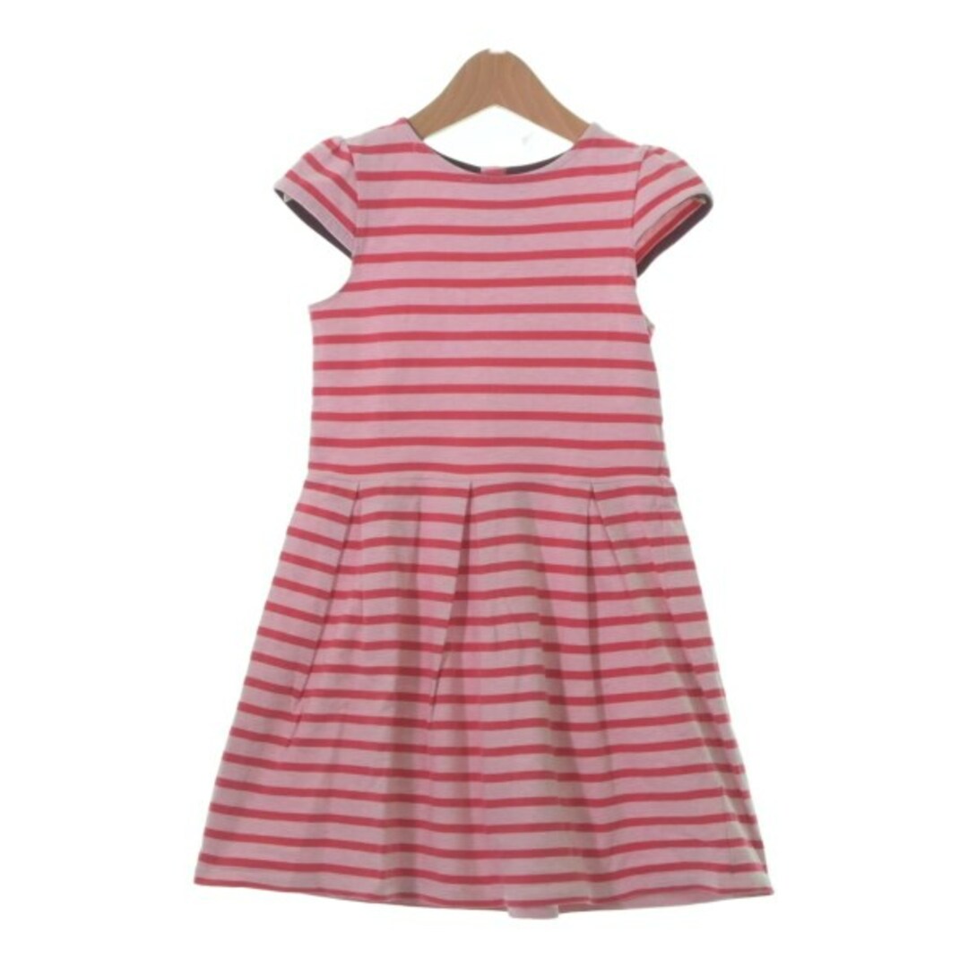 PETIT BATEAU(プチバトー)のPETIT BATEAU ワンピース（その他） 126cm ピンク(ボーダー) 【古着】【中古】 キッズ/ベビー/マタニティのキッズ服女の子用(90cm~)(ワンピース)の商品写真