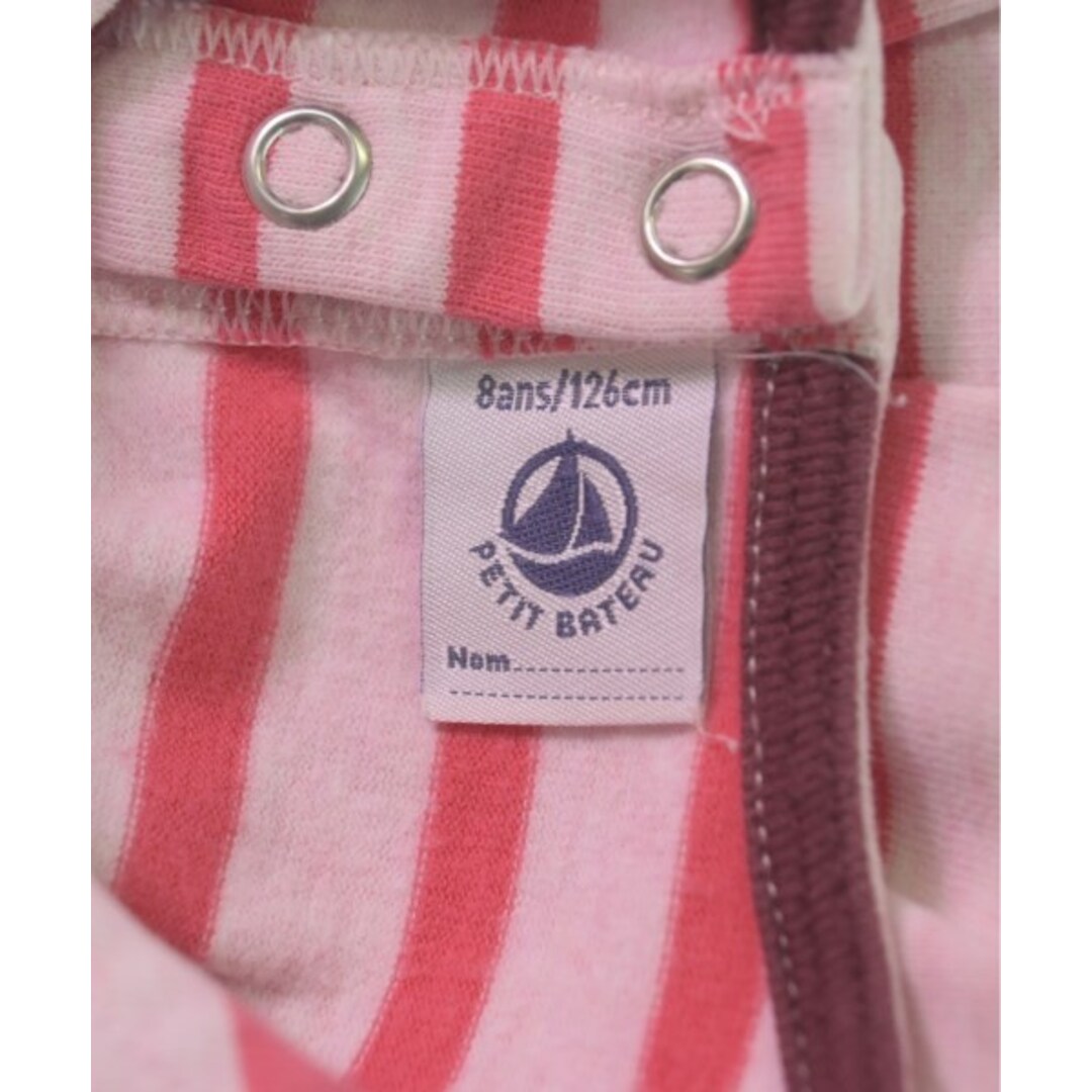 PETIT BATEAU(プチバトー)のPETIT BATEAU ワンピース（その他） 126cm ピンク(ボーダー) 【古着】【中古】 キッズ/ベビー/マタニティのキッズ服女の子用(90cm~)(ワンピース)の商品写真