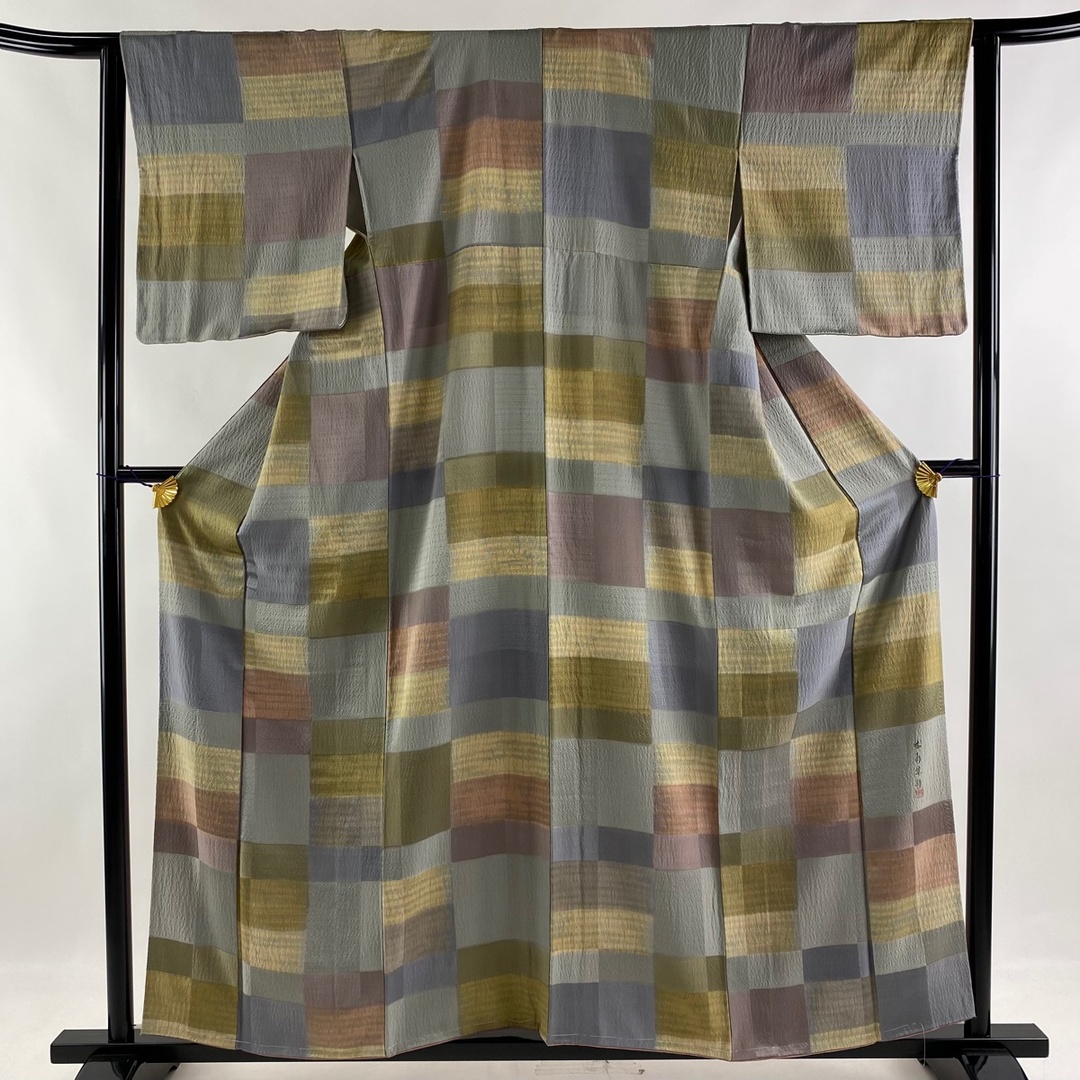 小紋 身丈157cm 裄丈63cm 正絹 美品 秀品