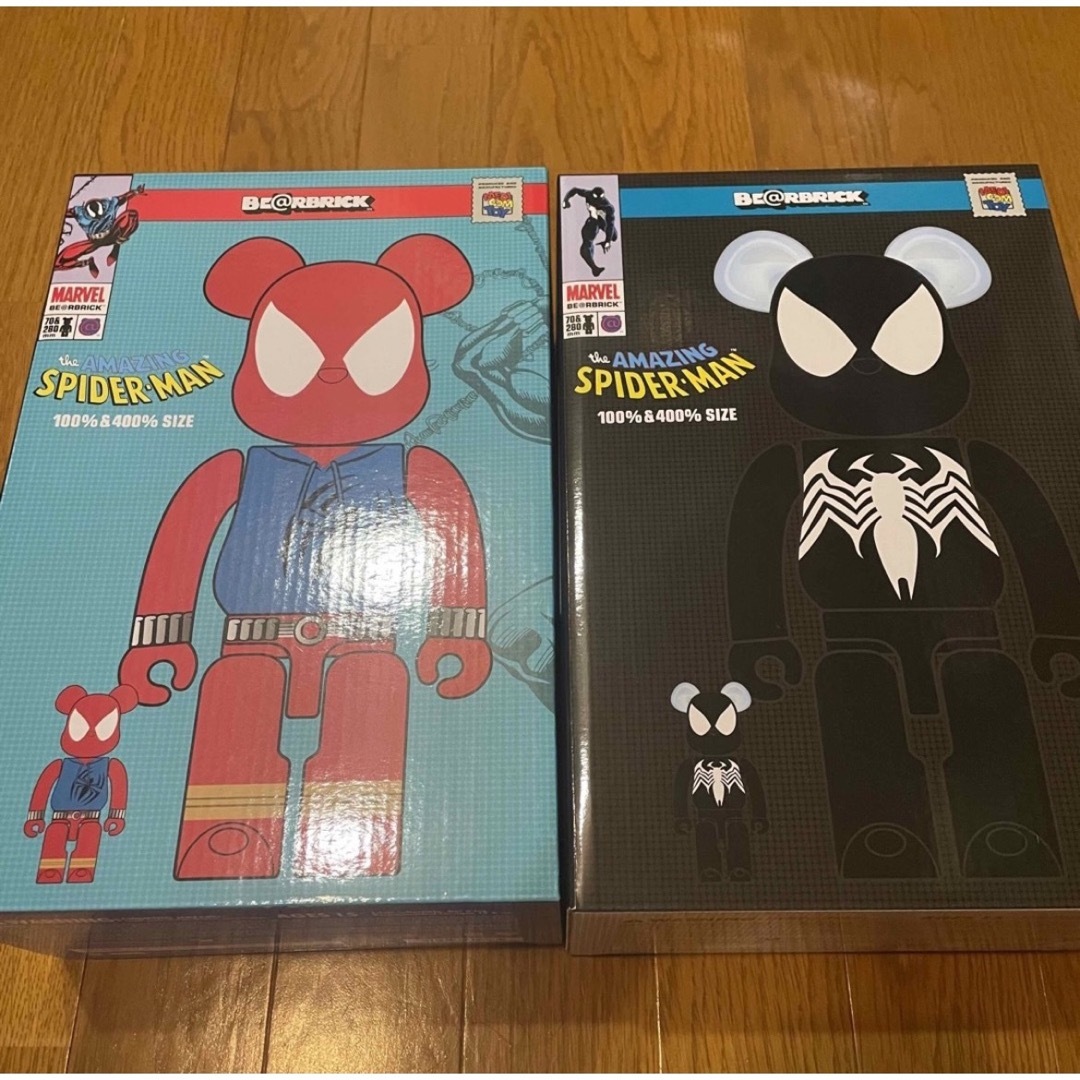 BE@RBRICK SCARLET SPIDER 100% & 400% BE@RBRICK SCARLET SPIDER 100% & 400%