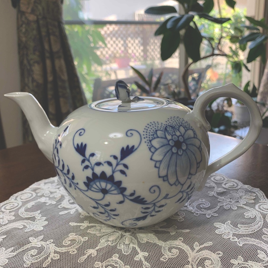 MEISSEN - ☆再お値下げ☆マイセン ブルーオニオン 1級品 ティーセット