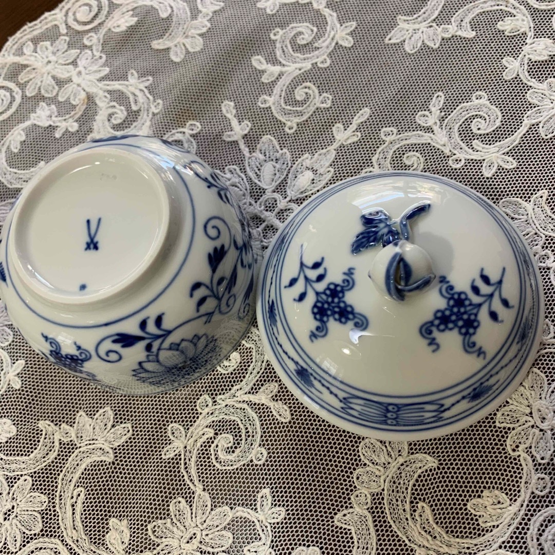 MEISSEN - ☆再お値下げ☆マイセン ブルーオニオン 1級品 ティーセット