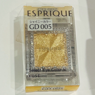 エスプリーク(ESPRIQUE)の値下げ新品・未使用エスプリーク セレクト アイカラー N GD 005(アイシャドウ)