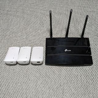 ティーピーリンク(TP-Link)のtp-link wifiルーターと中継機一式(PC周辺機器)