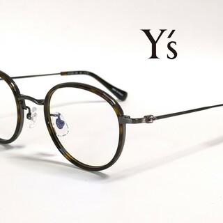 ワイズ(Y's)のY's メガネフレーム フルリム フランス製 81-0010-2(サングラス/メガネ)