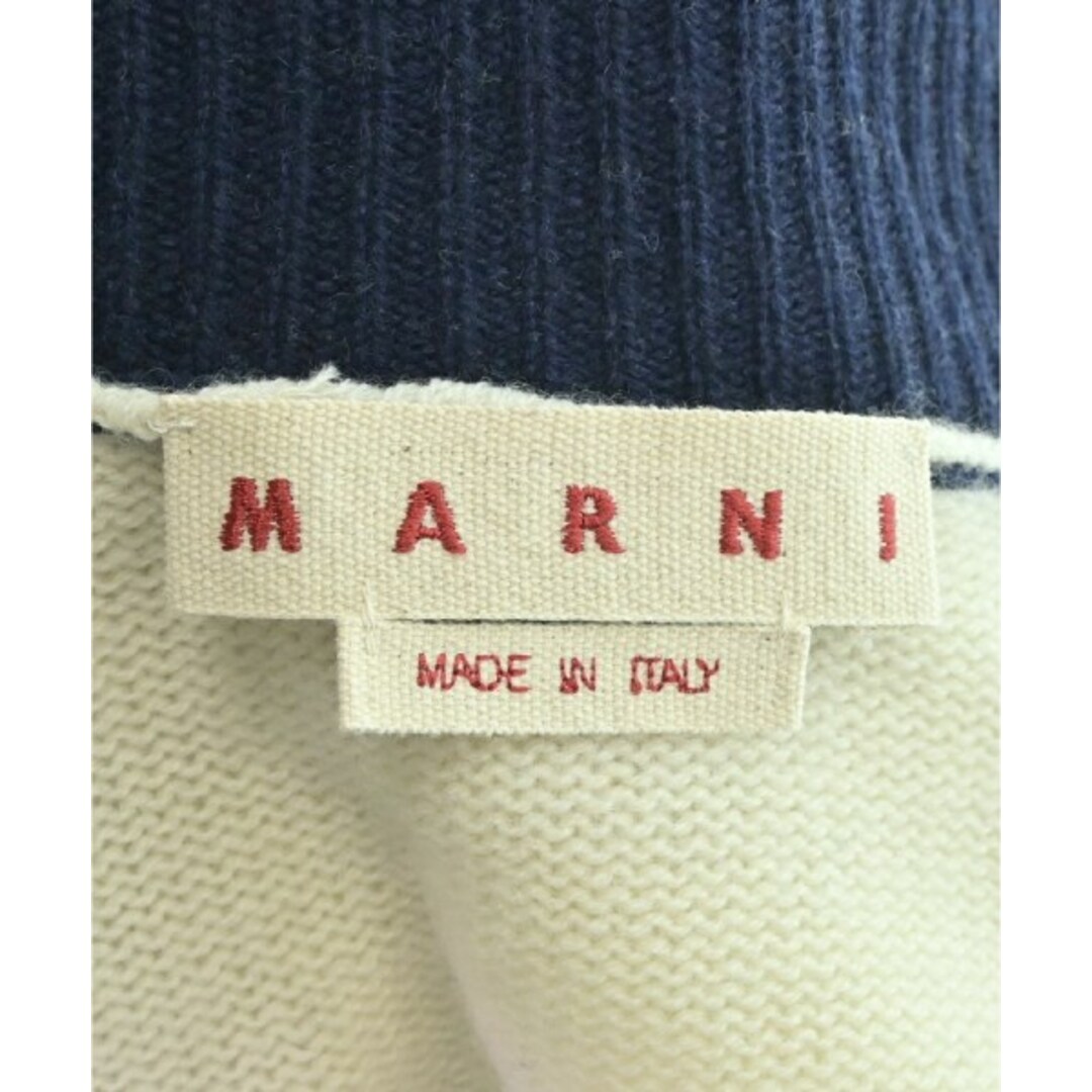 MARNI マルニ ニット・セーター 36(XS位) 茶x白x紺 【古着】【中古】