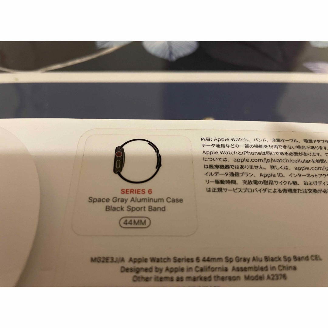 Apple Watch(アップルウォッチ)のApple Watch Series6 44mm  ブラック メンズの時計(腕時計(デジタル))の商品写真