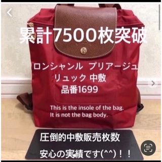 ロンシャン(LONGCHAMP)のロンシャン ル  プリアージュ リュック 品番1699 中敷  底板(リュック/バックパック)