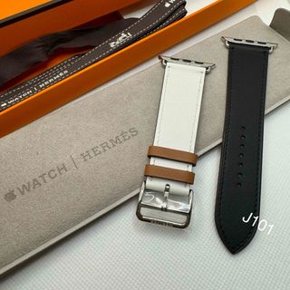 エルメス(Hermes)のエルメス Apple Watch シンプルトゥール 45mm レザーバンド(レザーベルト)