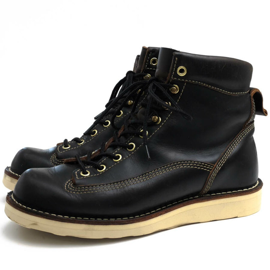 ブーツダナー／Danner ワークブーツ シューズ 靴 メンズ 男性 男性用レザー 革 本革 ブラック 黒  D4126 FOREST OFFICER フォレスト オフィサー ラインマン ステッチダウン製法 Vibramソール