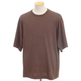 ドリスヴァンノッテン(DRIES VAN NOTEN)の【中古】ドリスヴァンノッテン DRIES VAN NOTEN コットン 半袖 クルーネック Ｔシャツ ブラウン【サイズS】【メンズ】(Tシャツ/カットソー(半袖/袖なし))