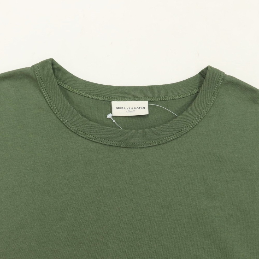 DRIES VAN NOTEN(ドリスヴァンノッテン)の【中古】ドリスヴァンノッテン DRIES VAN NOTEN コットン 半袖 クルーネック Ｔシャツ グリーン【サイズS】【メンズ】 メンズのトップス(Tシャツ/カットソー(半袖/袖なし))の商品写真