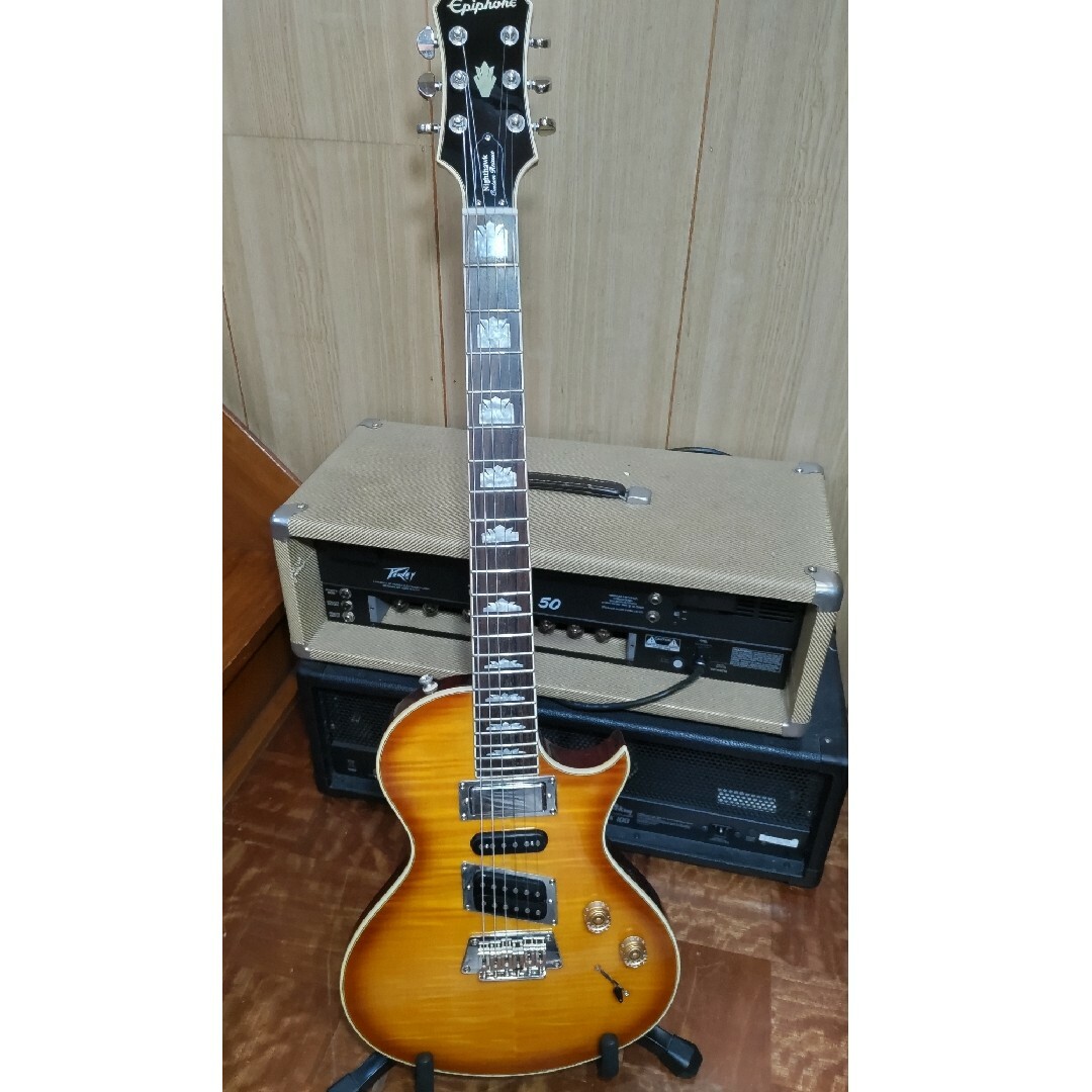 Epiphone - 美品!Epiphone nighthawkの通販 by 込み❌。コンビニ夜間