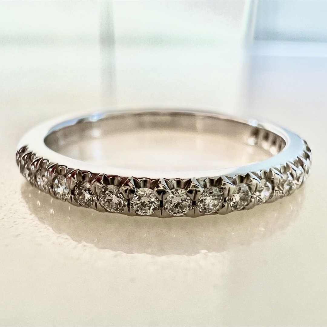 Tiffany ティファニー ソレスト ハーフエタニティ リング Pt950-