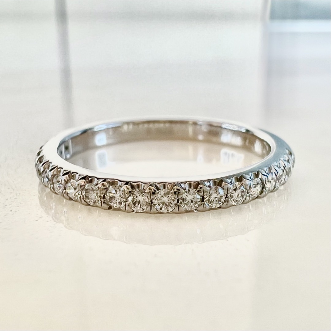 Tiffany ティファニー ソレスト ハーフエタニティ リング Pt950-