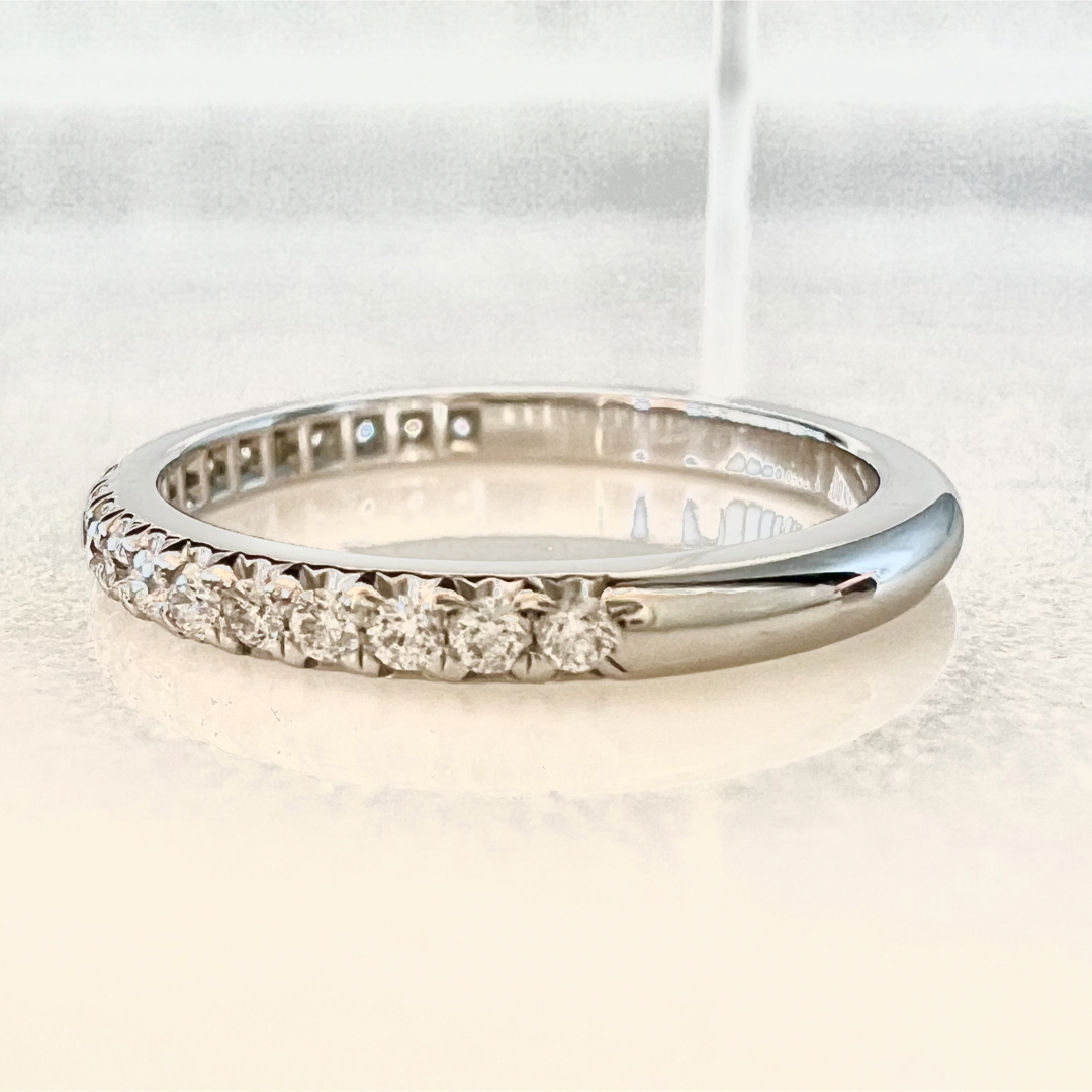 Tiffany ティファニー ソレスト ハーフエタニティ リング Pt950-