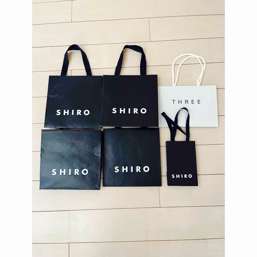 ＳＨＩＲＯ&THREEショップ紙袋  まとめ売り レディースのバッグ(ショップ袋)の商品写真