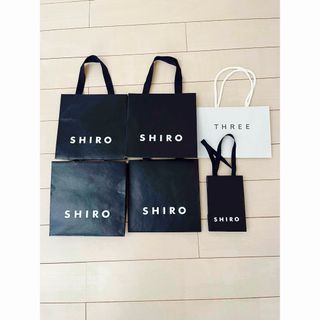 ＳＨＩＲＯ&THREEショップ紙袋  まとめ売り(ショップ袋)