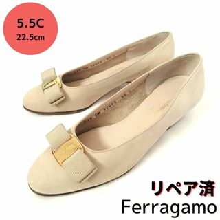 サルヴァトーレフェラガモ(Salvatore Ferragamo)のサルヴァトーレ・フェラガモ【Ferragamo】ヴァラ スエード パンプス(ハイヒール/パンプス)