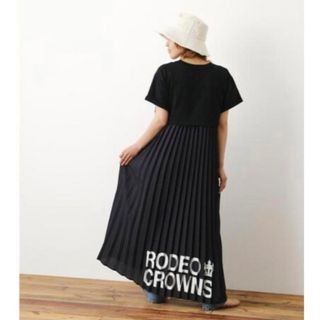 ロデオクラウンズ(RODEO CROWNS)のロデオクラウス （WEB限定）バックプリーツマキシワンピース(ロングワンピース/マキシワンピース)