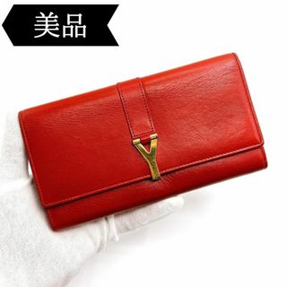 サンローラン 長財布 財布(レディース)（レッド/赤色系）の通販 55点