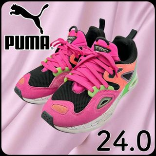 プーマ(PUMA)のプーマ TRC ブレイズ スパークル ピンク24.0 美品❤️(スニーカー)