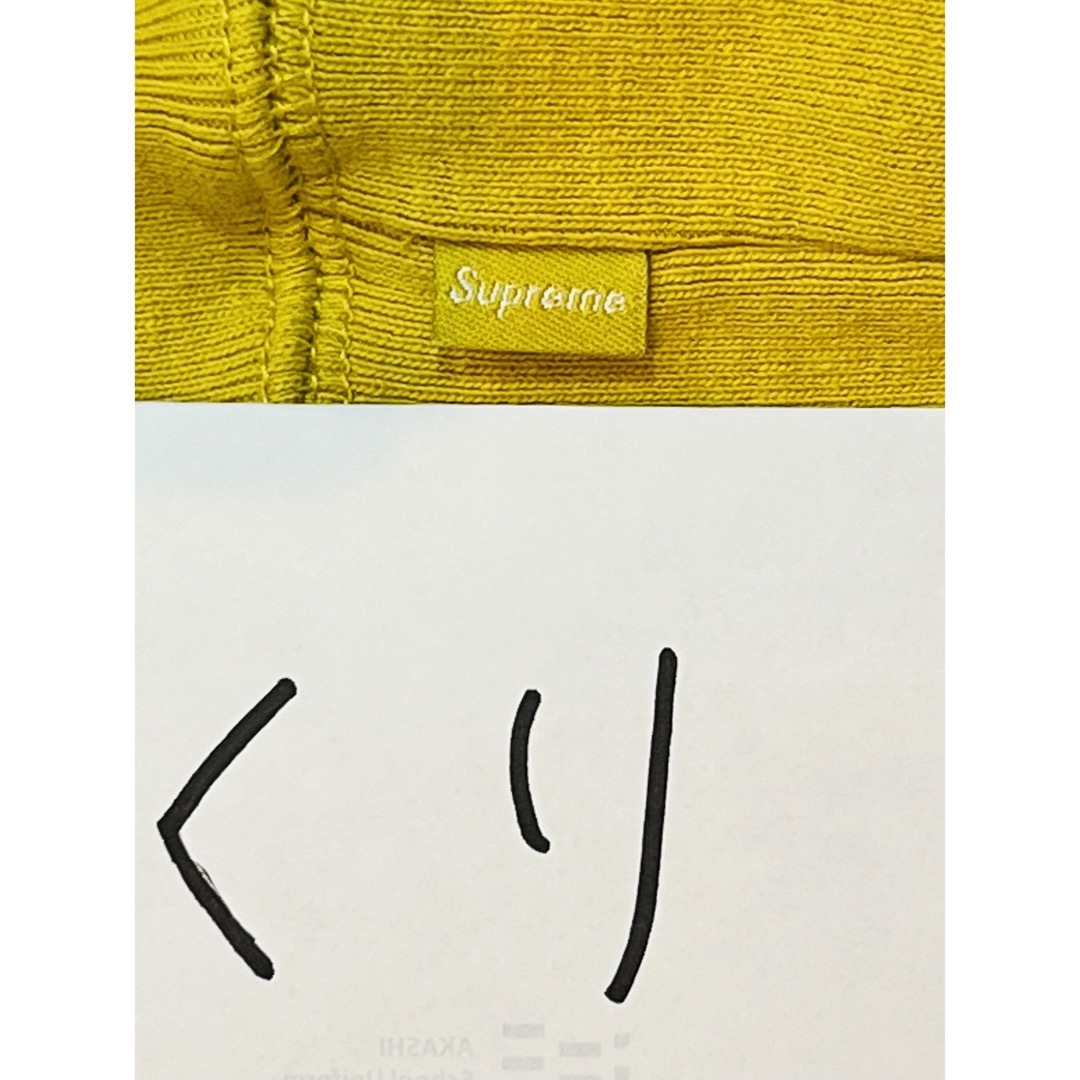 【XL】SupremeBoxlogoCrewneckMustard＋おまけ