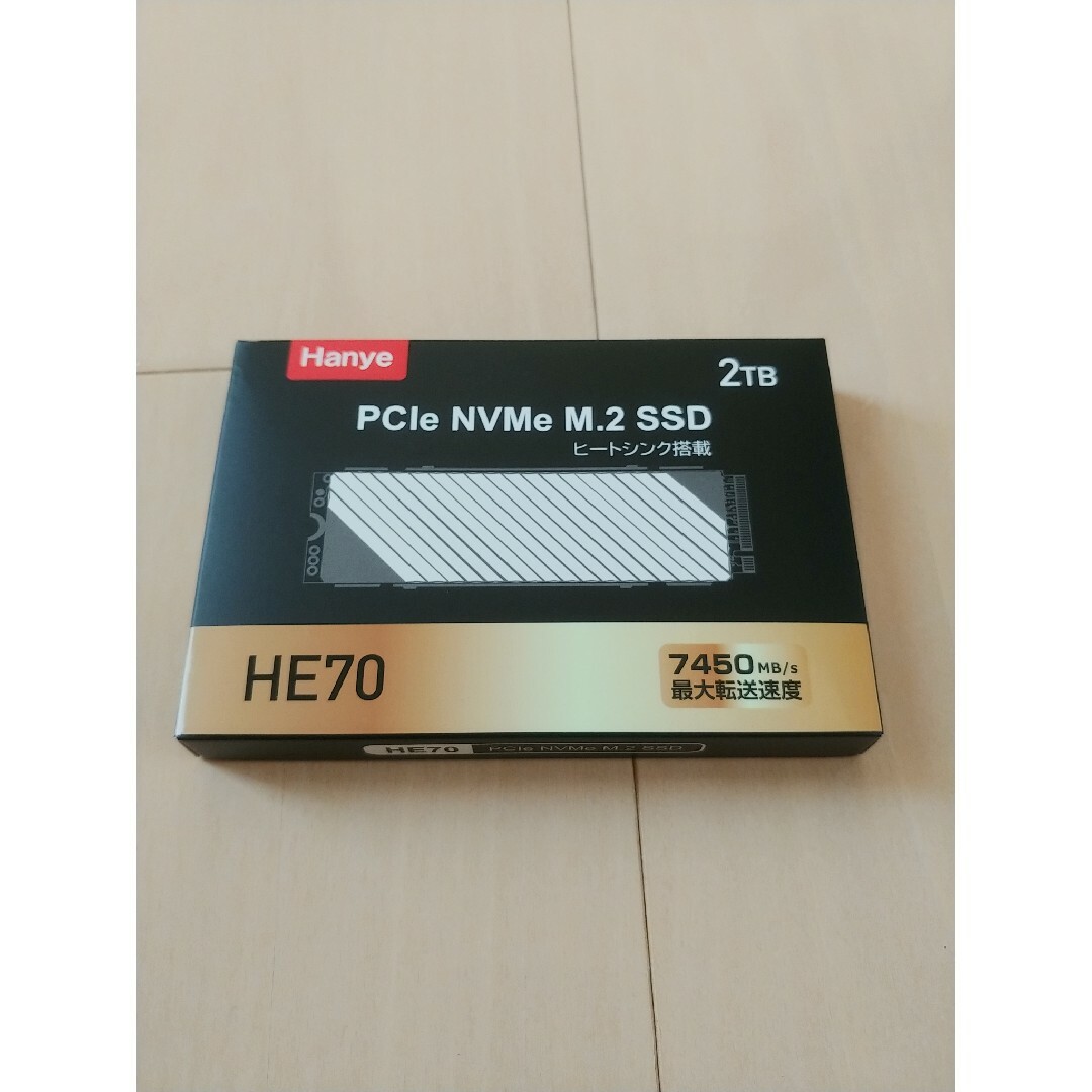 hanye  HE70　pcie nvme m.2SSD 2TB スマホ/家電/カメラのPC/タブレット(PCパーツ)の商品写真