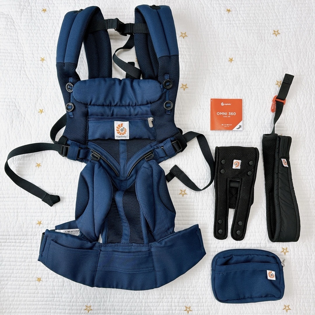 Ergobaby - エルゴベビー❤オムニ360 クールエア❤ネイビー❤美品
