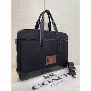 コーチ(COACH)の【格安】定価4万　コーチ　メンテ済み　ビジネス　バッグ　2way レザー　191(ビジネスバッグ)