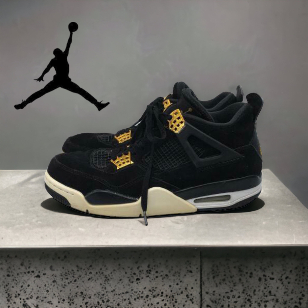 Jordan Brand（NIKE）(ジョーダン)のナイキ エアジョーダン 4 レトロ "ロイヤリティー"  激レア　28cm メンズの靴/シューズ(スニーカー)の商品写真