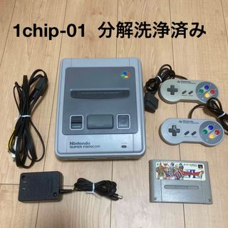 希少!1CHIP 01 スーパーファミコン 本体一式セット メンテナンス済み