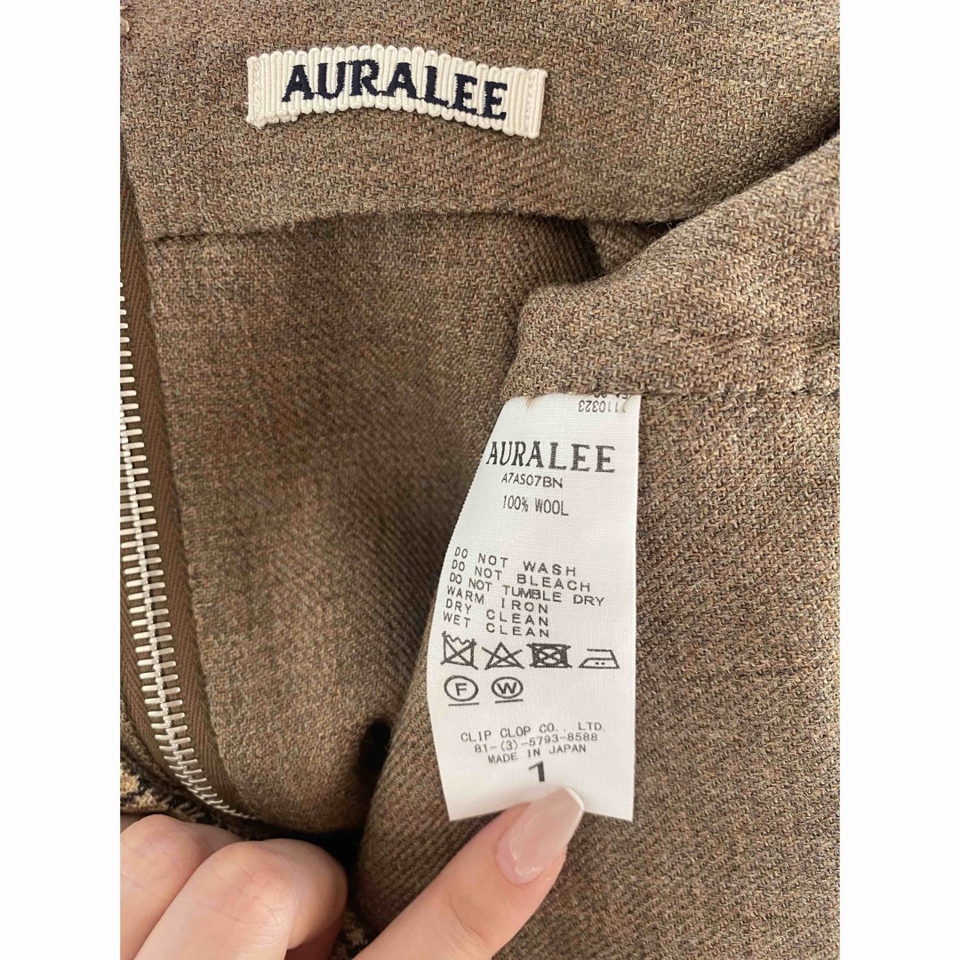 AURALEE(オーラリー)の 17AW AURALEE オーラリー GUNCLUB CHECK SKIRT  レディースのスカート(ロングスカート)の商品写真